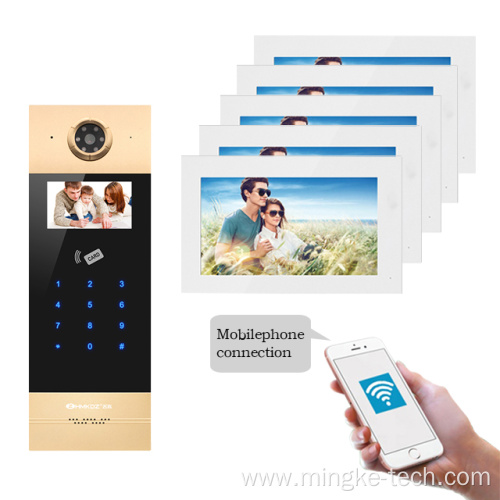 Apartment Building Doorphone Doorbell IP Touch Screen Video